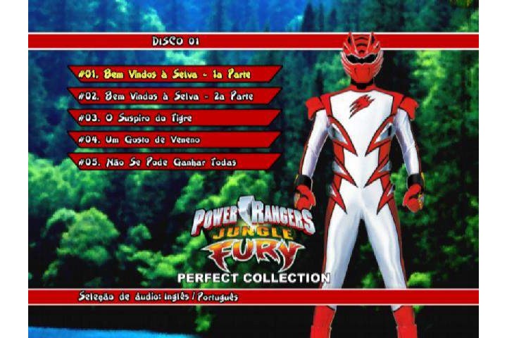 Power Rangers Fúria da Selva Perfect Collection Power Rangers Fúria da Selva Perfect Collection