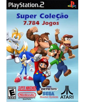 PS2 - Super Coleção 7784 Jogos
